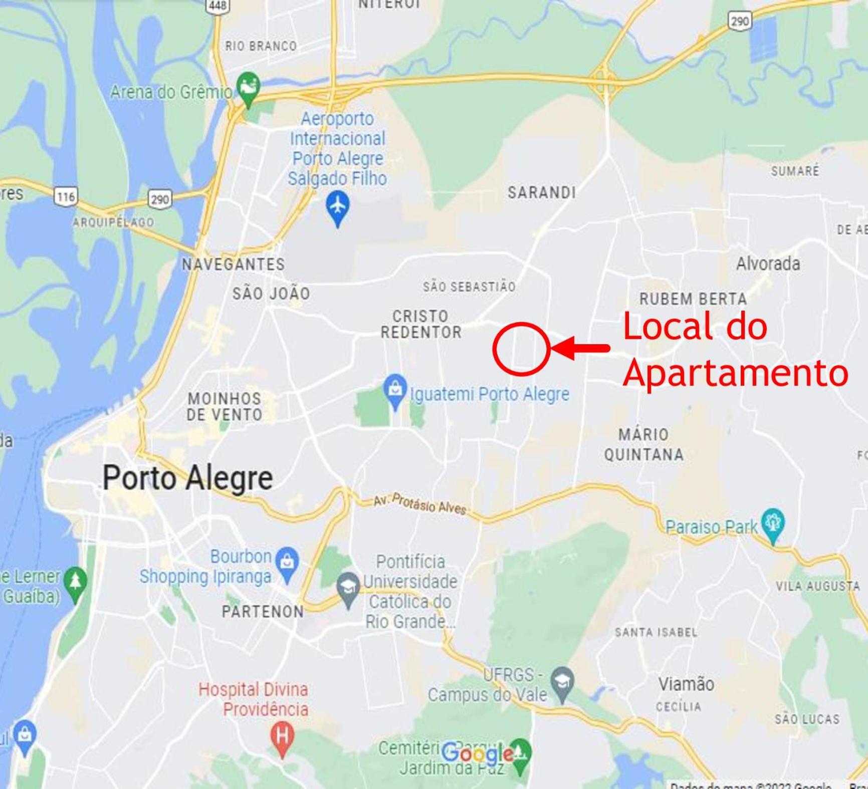 Apartamento Top, 3 Quartos, Wi-Fi 300 Mbps Apartment Porto Alegre Exterior photo